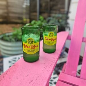 Green Glasses - Set of 2